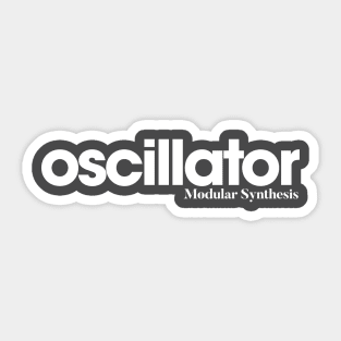 Modular Synth Oscillator Sticker